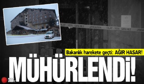 Bolu'da yangın faciasının yaşandığı otel mühürlendi