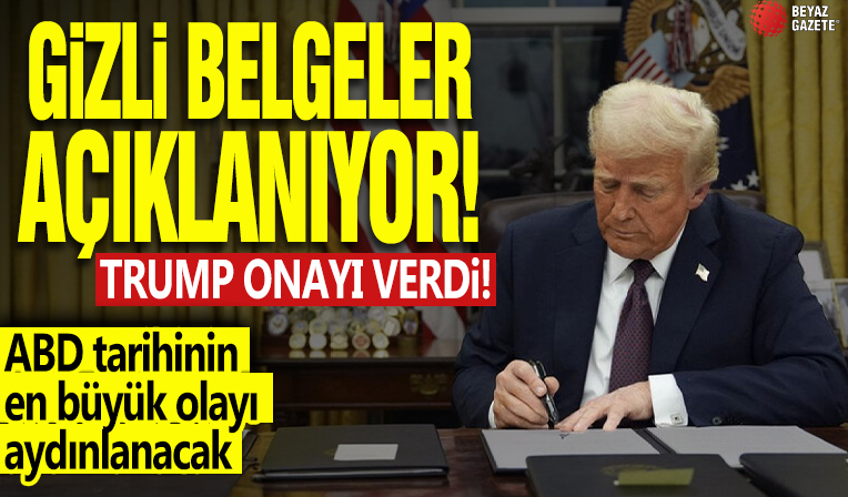 ABD tarihinin en büyük olayı aydınlanacak: Gizli belgeler açıklanıyor! Trump onayı verdi