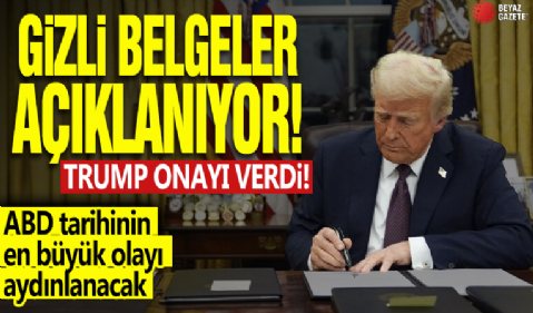 ABD tarihinin en büyük olayı aydınlanacak: Gizli belgeler açıklanıyor! Trump onayı verdi