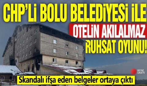 CHP'li Bolu Belediyesi ile Grand Kartal Otel'in rapor oyunu! Skandalı ifşa eden belgeler ortaya çıktı