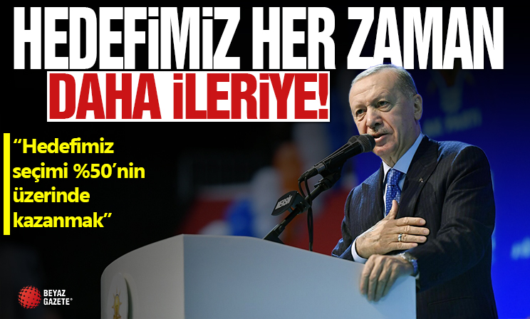 Cumhurbaşkanı Erdoğan'dan çok net 2028 mesajı: Hedefimiz seçimi yüzde 50'nin üstünde kazanmak