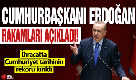 Cumhurbaşkanı Erdoğan 2024 Yılı İhracat Rakamlarının Açıklanması Programı'nda konuşuyor