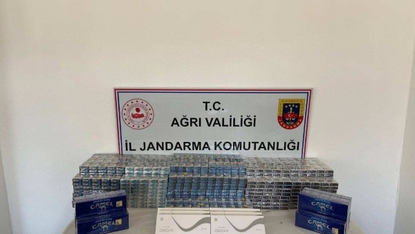 Ağrı'da kaçak sigara operasyonu gerçekleştirildi