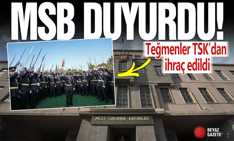 5 teğmen ve 3 amir TSK'dan ihraç edildi
