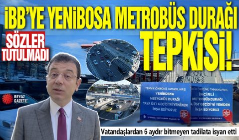 İBB’ye Yenibosna metrobüs durağı tepkisi! Vatandaşlardan 6 aydır bitmeyen tadilata isyan etti: Sözler tutulmadı!