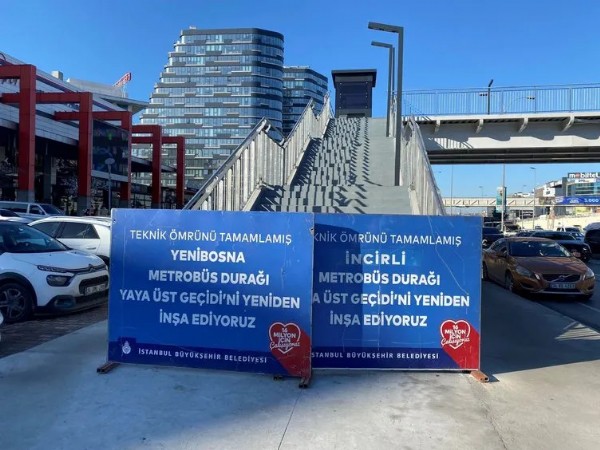 İBB’ye Yenibosna metrobüs durağı tepkisi! Vatandaşlardan 6 aydır bitmeyen tadilata isyan etti: Sözler tutulmadı!