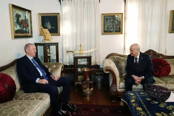 Cumhurbaşkanı Erdoğan'dan Bahçeli'ye ziyaret!