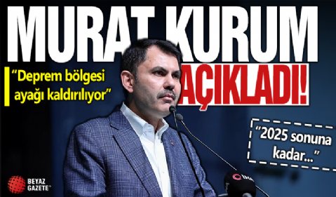 Murat Kurum: Deprem bölgesi ayağı kaldırılıyor