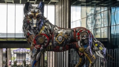 ASELSAN'dan 'Bozkurt' heykeli! Ziyarete açıldı