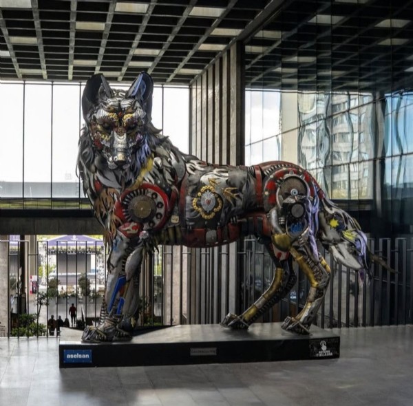 ASELSAN'dan 'Bozkurt' heykeli! Ziyarete açıldı