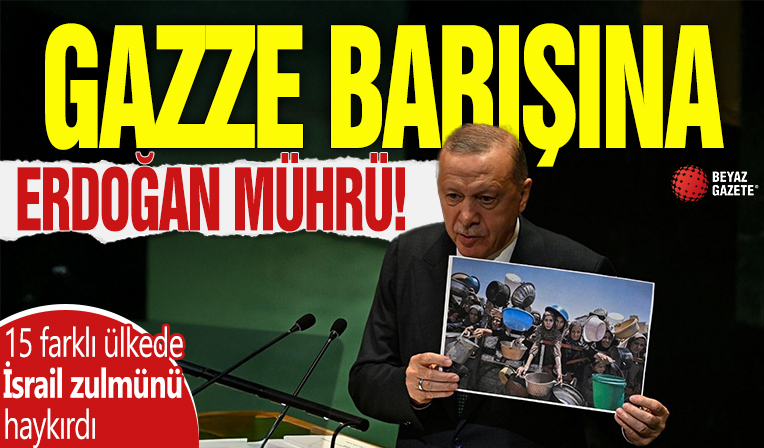 Gazze barışına Erdoğan mührü! 15 farklı ülkede İsrail zulmünü haykırdı