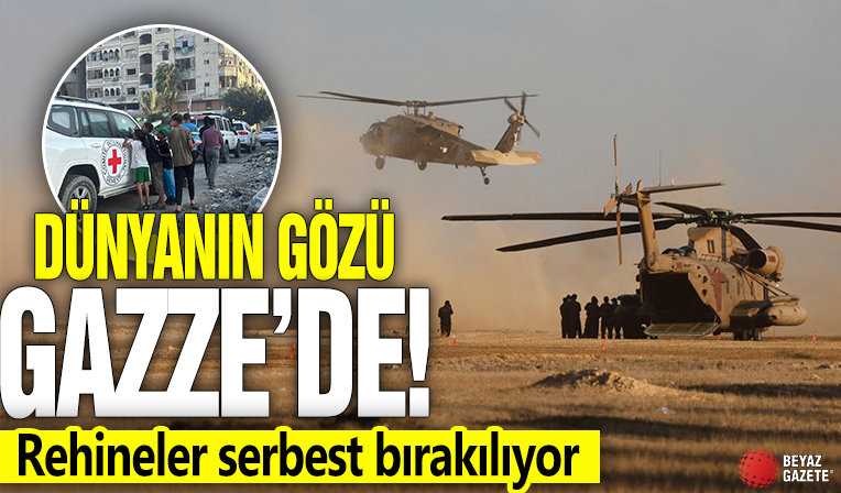 Dünyanın gözü Gazze'de! Rehineler serbest bırakılıyor