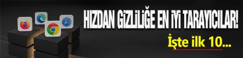 En iyi 10 Tarayıcı! Hızdan Gizliliğe...