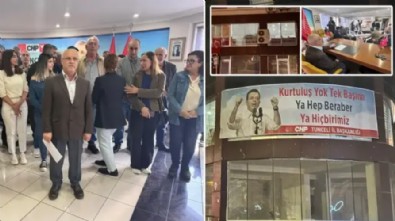 Partide büyük kriz: Tunceli'de CHP yönetimi kendilerini binaya kilitleyip nöbet başlattı
