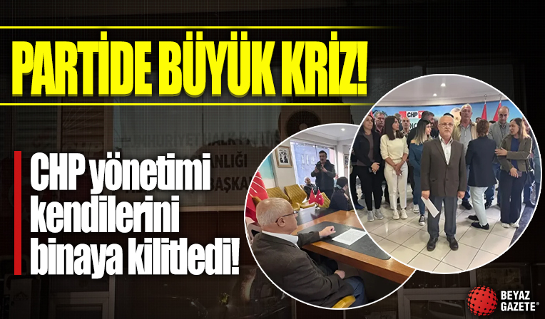 Partide büyük kriz: Tunceli'de CHP yönetimi kendilerini binaya kilitleyip nöbet başlattı