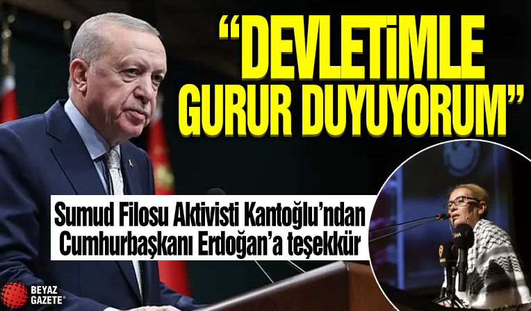 Sumud Filosu aktivisti Ayçin Kantoğlu'ndan Başkan Erdoğan’a teşekkür: Türk Devletinin varlığını bizlere en kritik anlarda hissettirdiniz