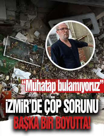 İzmir'de Çöp Sorunu Evlere Taştı!