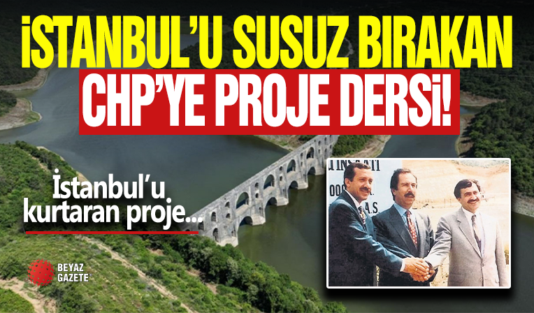 Cumhurbaşkanı Erdoğan: “İstanbul’a suyu biz getirdik, yine yaparız”
