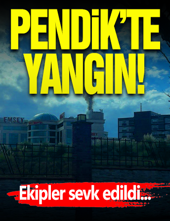 Pendik'te Hastanede Yangın Çıktı!