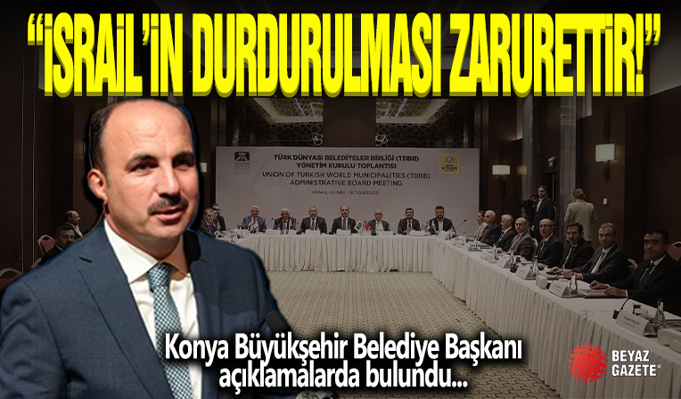 Uğur İbrahim Altay: İsrail'in Durdurulması Dünya İnsanlığı İçin Bir Zarurettir