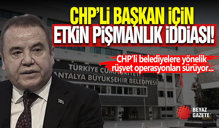 CHP'li Başkan İçin Etkin Pişmanlık İddiası!