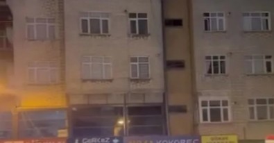 Gebze’de bir bina daha alarm verdi! Çatırdama sesleri duyuldu, bina boşaltıldı