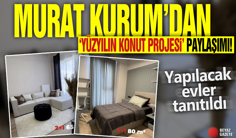 Murat Kurum'dan 'Yüzyılın Konut Projesi' paylaşımı! Yapılacak evler tanıtıldı