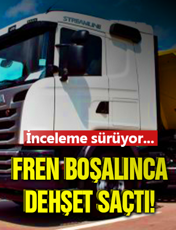 Fren Boşalınca Dehşet Saçtı!