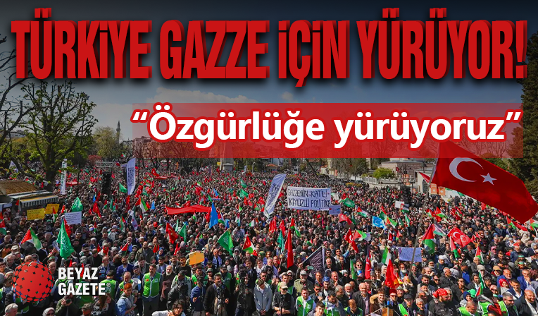 İstanbul Gazze İçin Yürüdü!