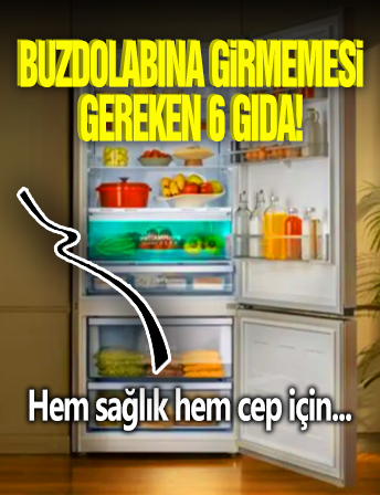 Bu 6 Gıdayı Buzdolabına Asla Koymayın!