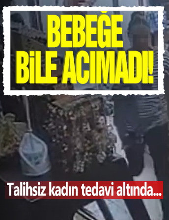 Manisa'da Vahşet! Bebeğe Aldırmadı...