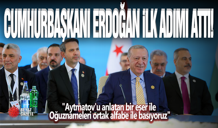 Cumhurbaşkanı Erdoğan Ortak Alfabe İçin İlk Adımı Attı!