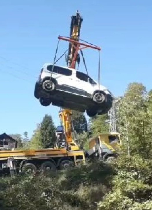 Selde Mahsur Kalan Aracını 20 Gün Sonra Kurtardı!