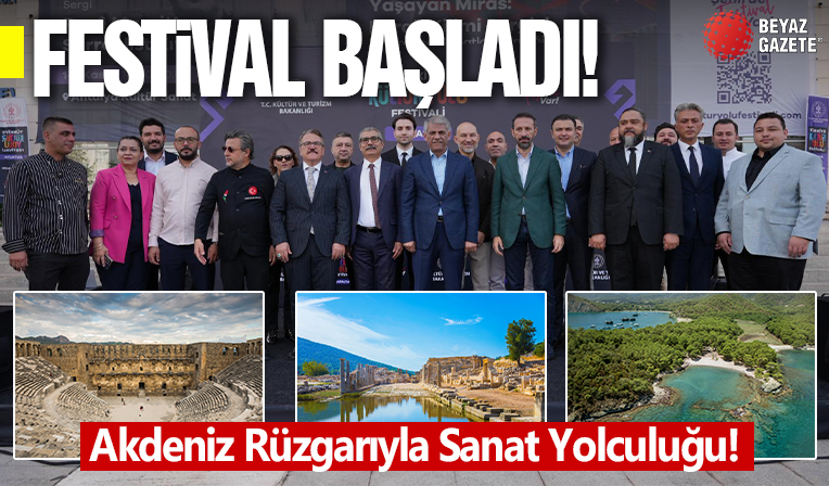 Akdeniz Rüzgarıyla Sanat Yolculuğu! Antalya Kültür Yolu Festivali Başladı