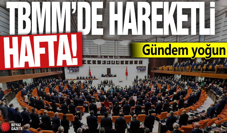 TBMM'de hareketli hafta! Gündem yoğun
