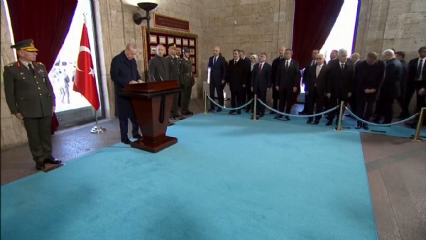 Mustafa Kemal Atatürk’ün vefatının 87. yıl dönümü! Cumhurbaşkanı Erdoğan ve devlet erkanı Anıtkabir'de