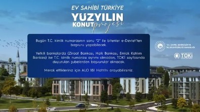 Yüzyılın Konut Projesine Rekor Başvuru!