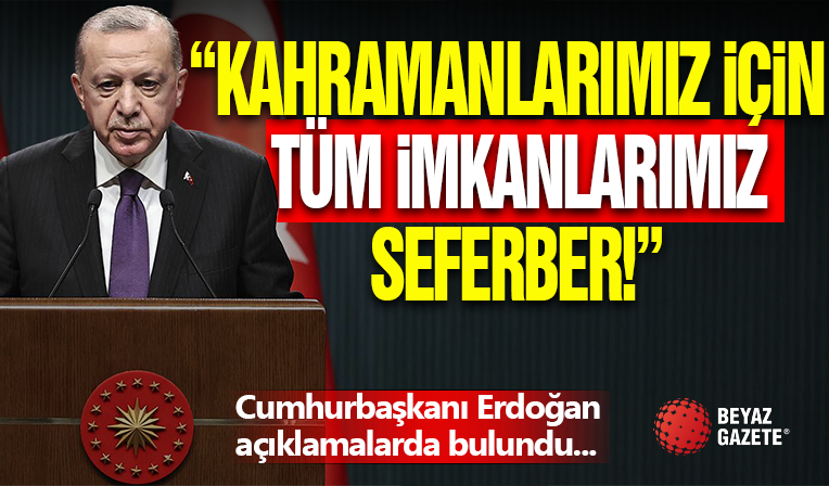Cumhurbaşkanı Erdoğan Açıklamalarda Bulundu! 
