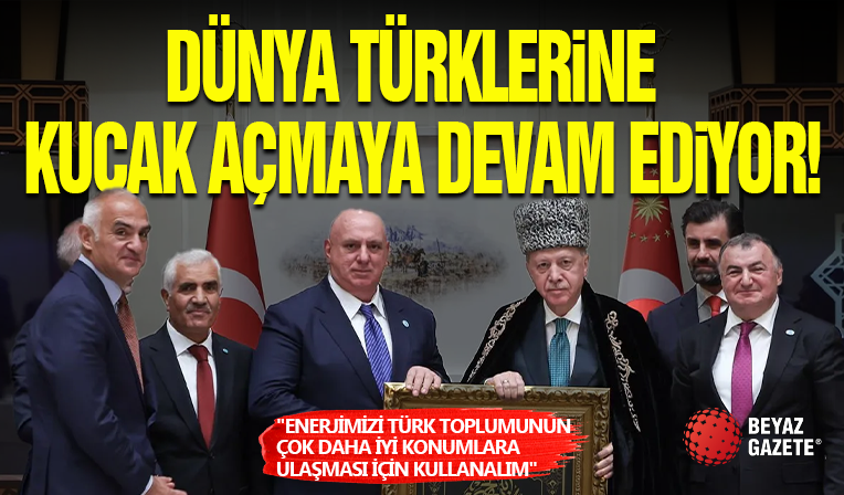 Cumhurbaşkanı Erdoğan Dünya Ahıska Türkler Birliği Heyeti İle Bir Araya Geldi!