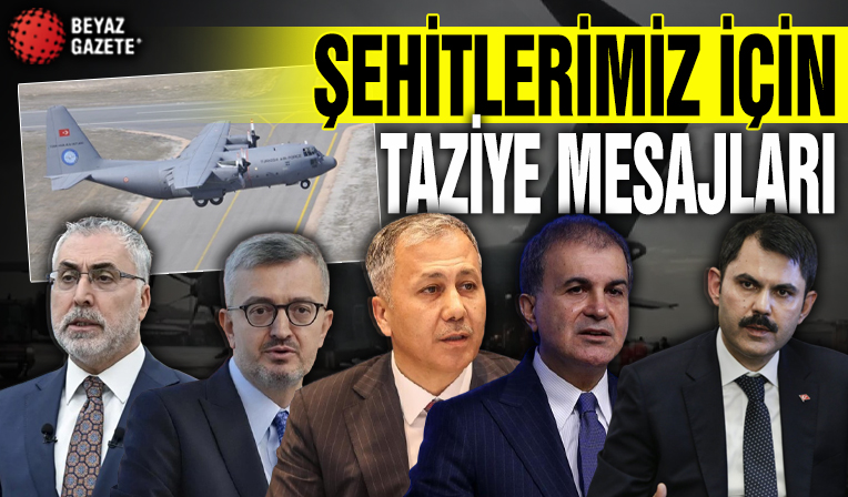 Gürcistan'da düşen C130 askeri kargo uçağı sonrası siyasilerden taziye mesajları
