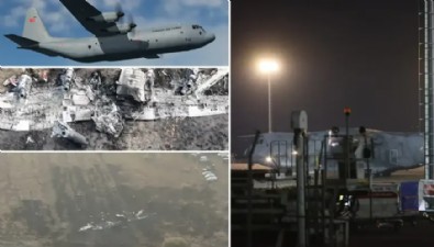 Şehitlerimizin naaşı Türkiye'de! Gürcistan'tan havalanan uçak Ankara'ya iniş yaptı