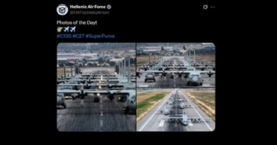 Yunanistan Hava Kuvvetleri’nden alçak paylaşım! Tepkiler sonrası geri adım attılar