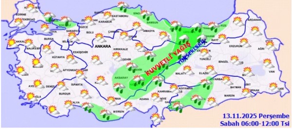 Meteoroloji’den Kar ve Sağanak Uyarısı: 14 İlde Kar Bekleniyor!