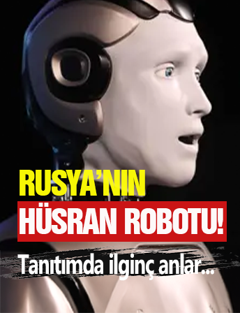 Rusya'nın İlk Robotu Tanıtımda Düştü!