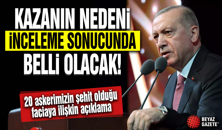 Cumhurbaşkanı Erdoğan'dan Gürcistan'da düşen askeri kargo uçağı kazasına ilişkin açıklama: Nedeni inceleme sonucunda görülecek