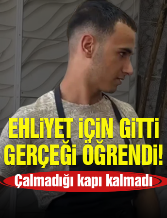 Ehliyete Başvurdu Hasta Olduğunu Öğrendi!