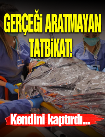 Gerçeği Aratmayan Tatbikat! Kendini Kaptırdı...