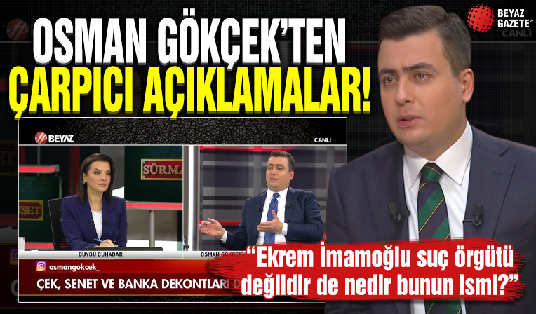 AK Parti Ankara Milletvekili Osman Gökçek çarpıcı açıklamalarda bulundu! 