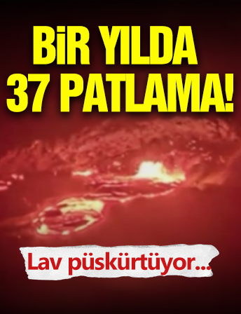 Kilauea Yanardağı Yeniden Lav Püskürtüyor!