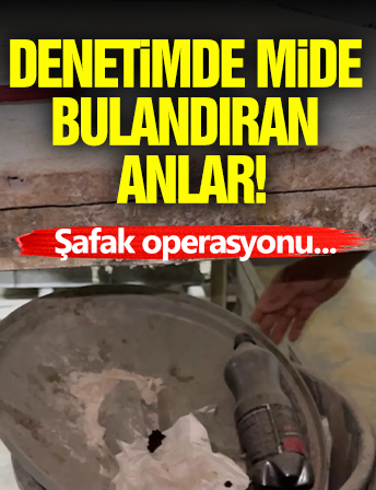 Fırın Denetiminde Mide Bulandıran Görüntüler!